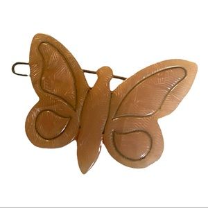 1980’s Laurent Olivier Dainty Butterfly Barrette, Made in France, Deadstock